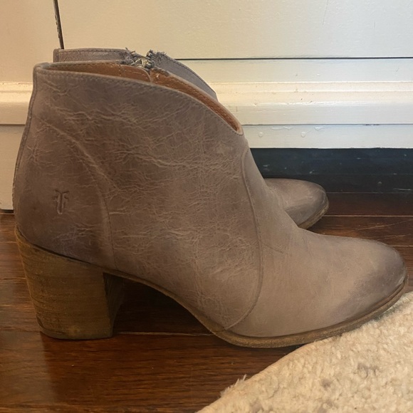 Frye Shoes - Frye grey booties size 8. Great used condition.